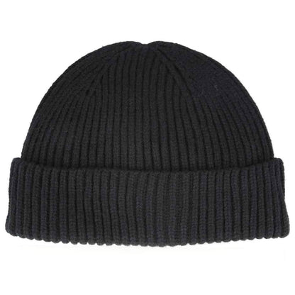 Short Docker Beanie, Black, Fishermans Hat