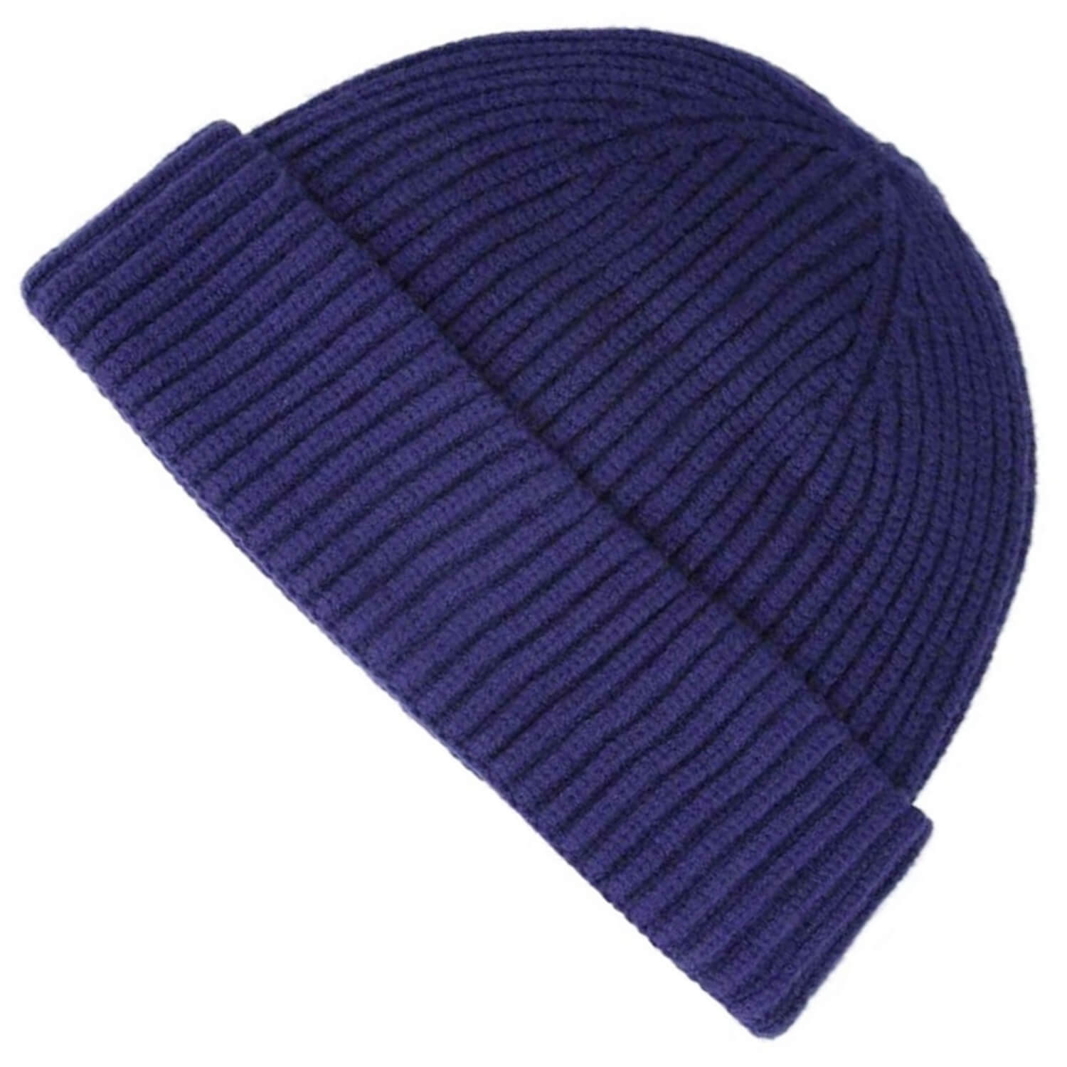 Short Docker Beanie, Navy, Fishermans Hat