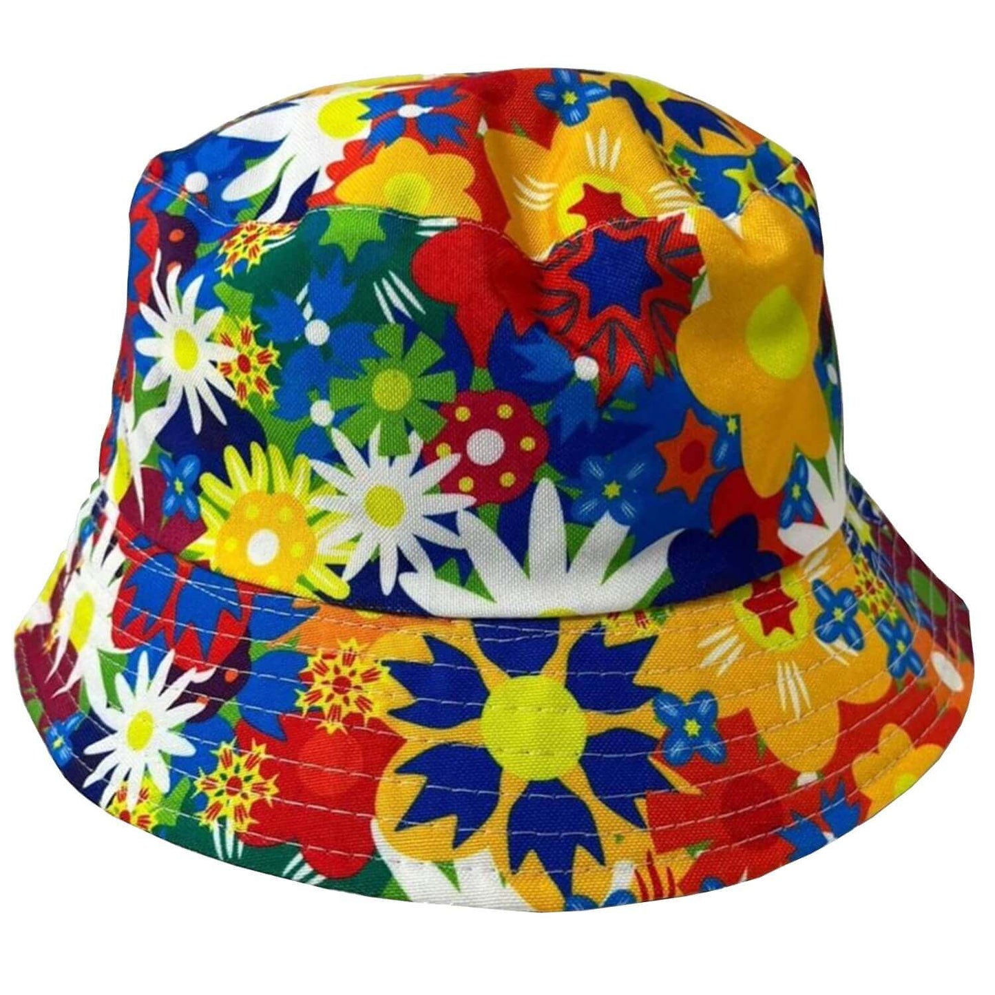 Bucket Hat, Multicoloured, Floral, Sun Hat