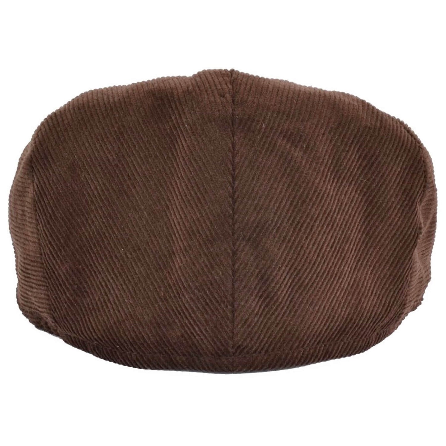 Flat Cap, Brown, Corduroy, Rear View