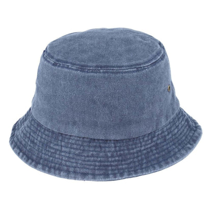 Bucket Hats - Pre-Washed Faded Look Black, Navy - Carbon 212