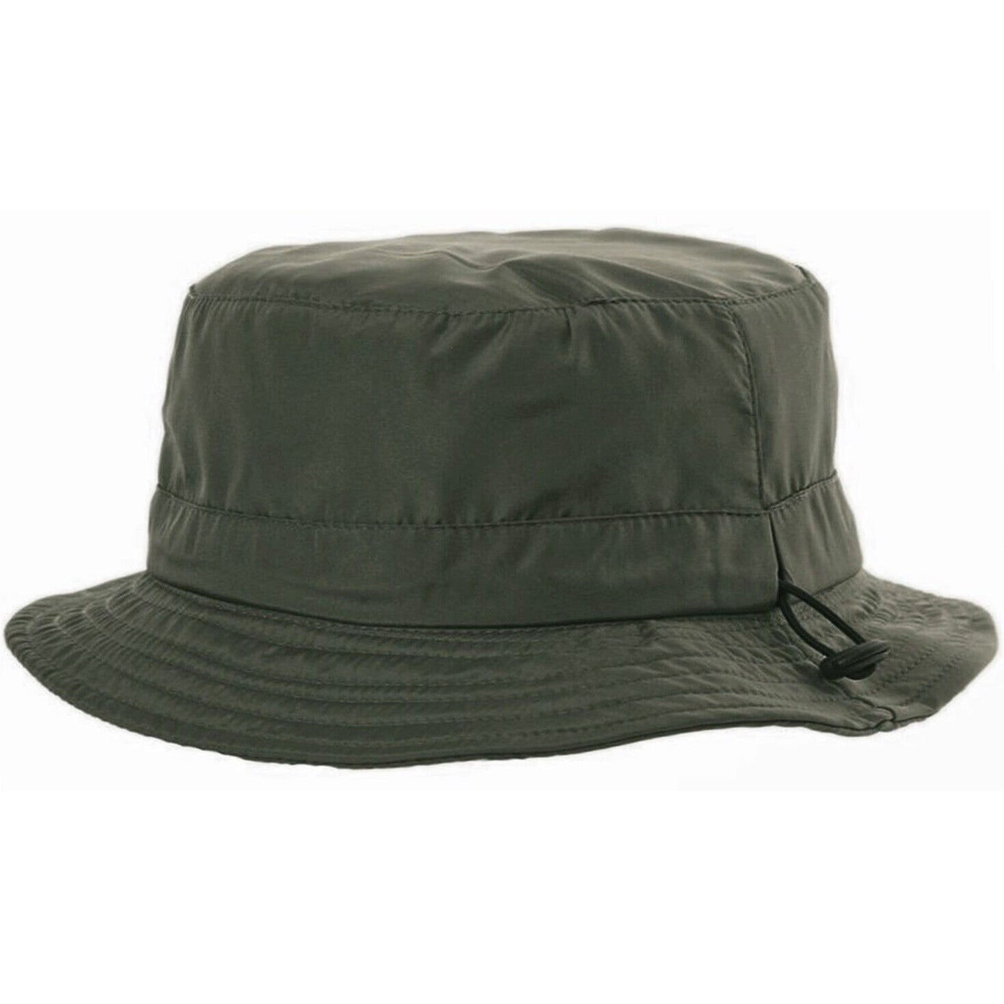 Bucket Hat, Dark Green, Showerproof