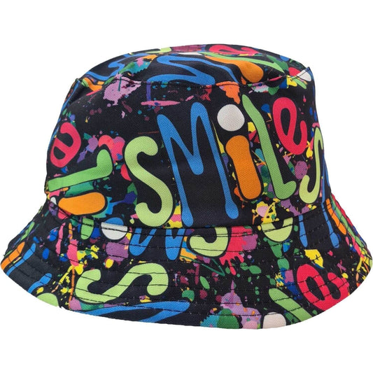 Bucket Hat, Multicoloured, Grafiti Design