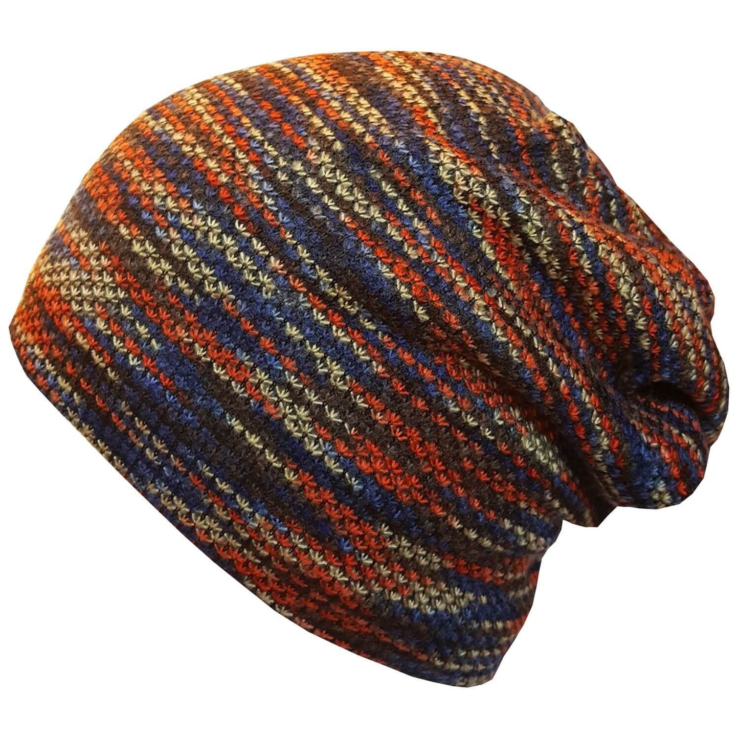 Beanie Hat, Orange, Multicoloured, Slouch