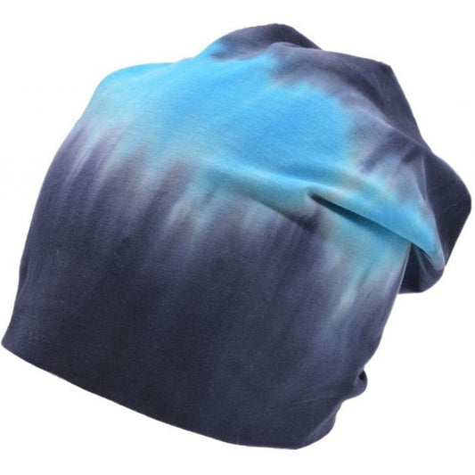 Beanie Hat, Blue, Bleached, Lightweight