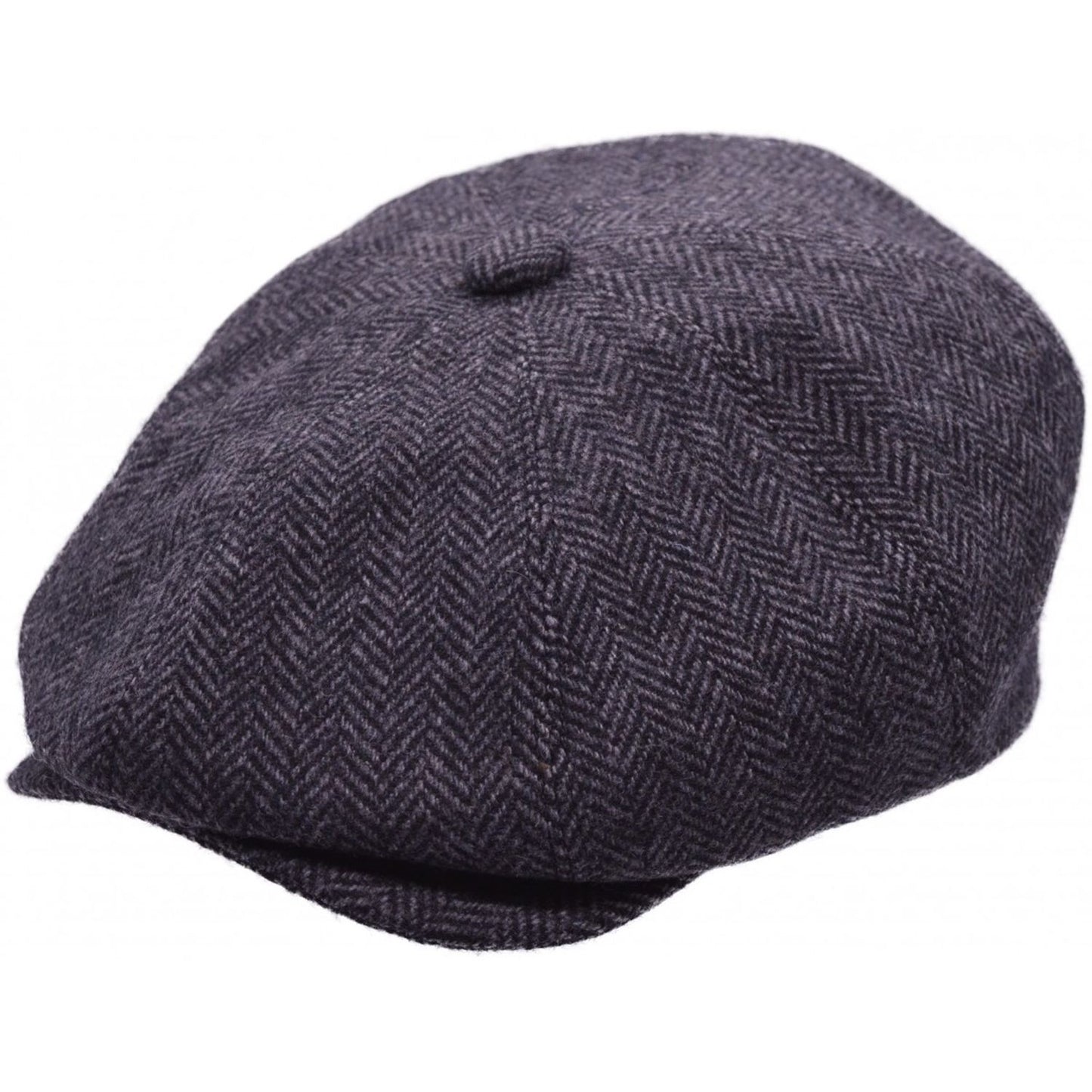 Newsboy Cap, Grey, Herringbone