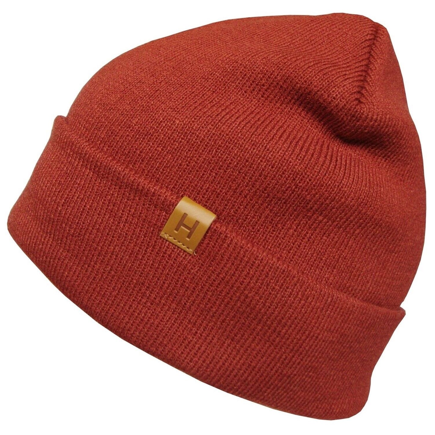 Beanie Hat, Mustard, Plain, Cuffed