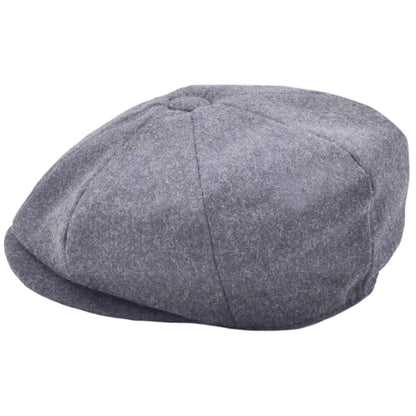 Grey Baker Boy Cap