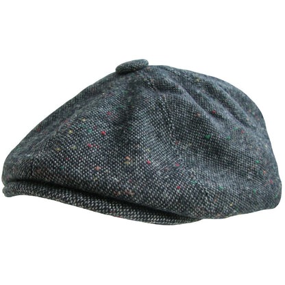 Newsboy Cap, Grey, Salt and Pepper, Hat, Side View