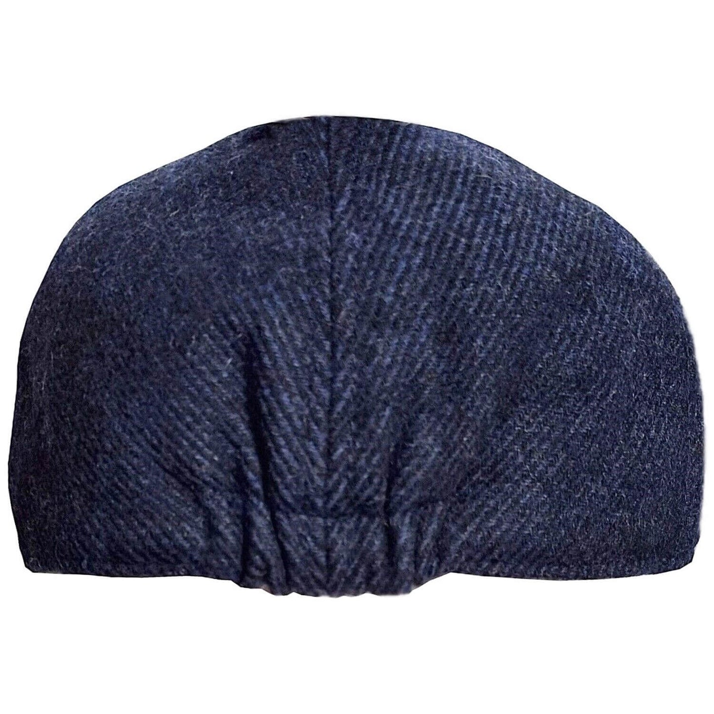 Flat Cap, Navy Blue, Duck Bill Hat, Rear View