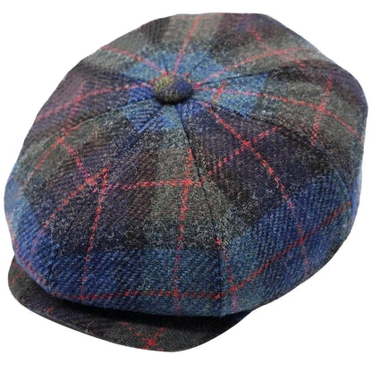 Baker Boy Hat, Blue Multicolour