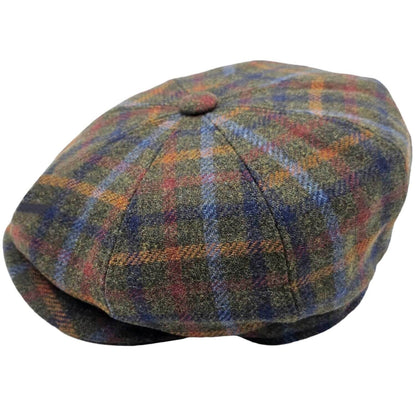 Baker Boy Hat, Green, Side View