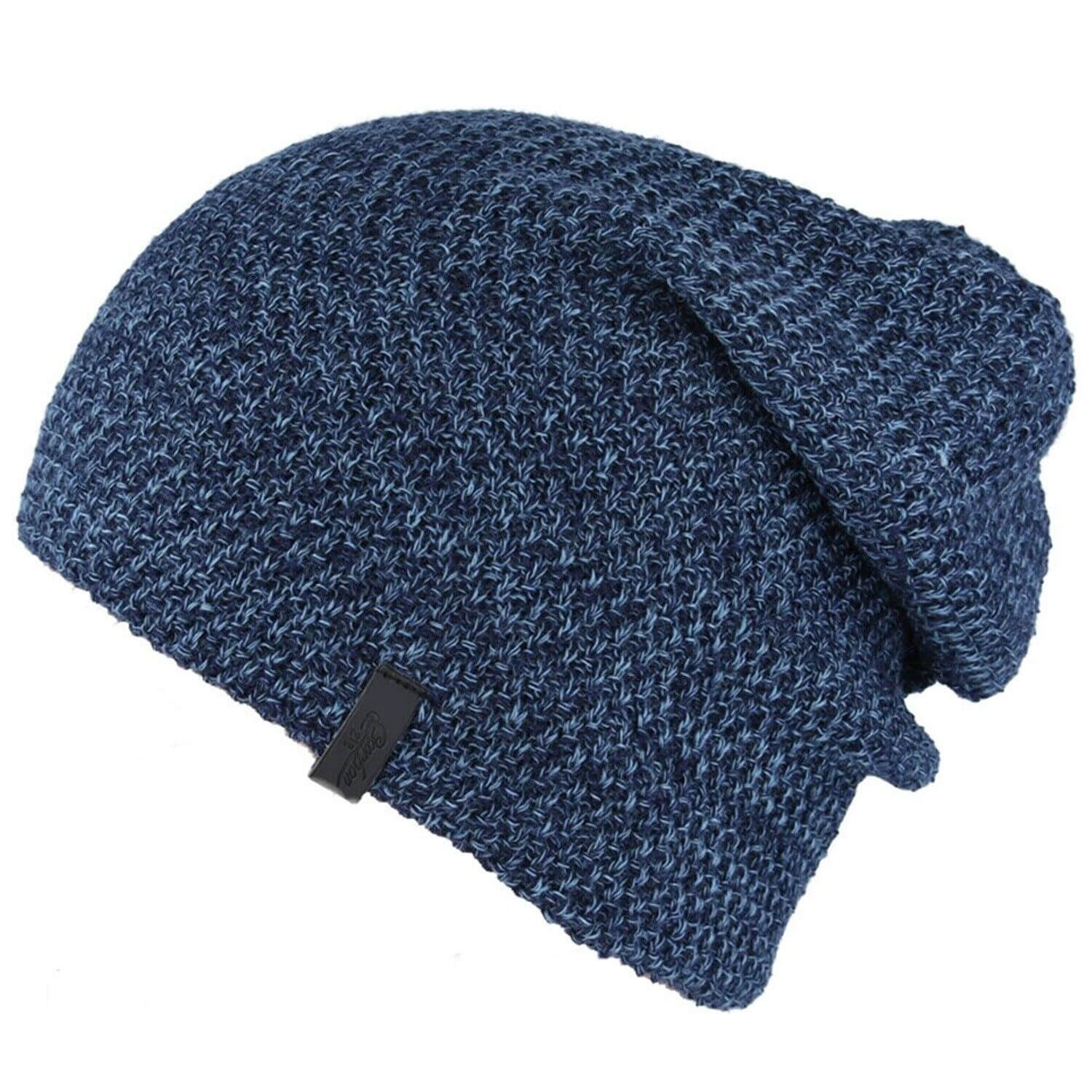 Beanie Hat, Blue, Slouch