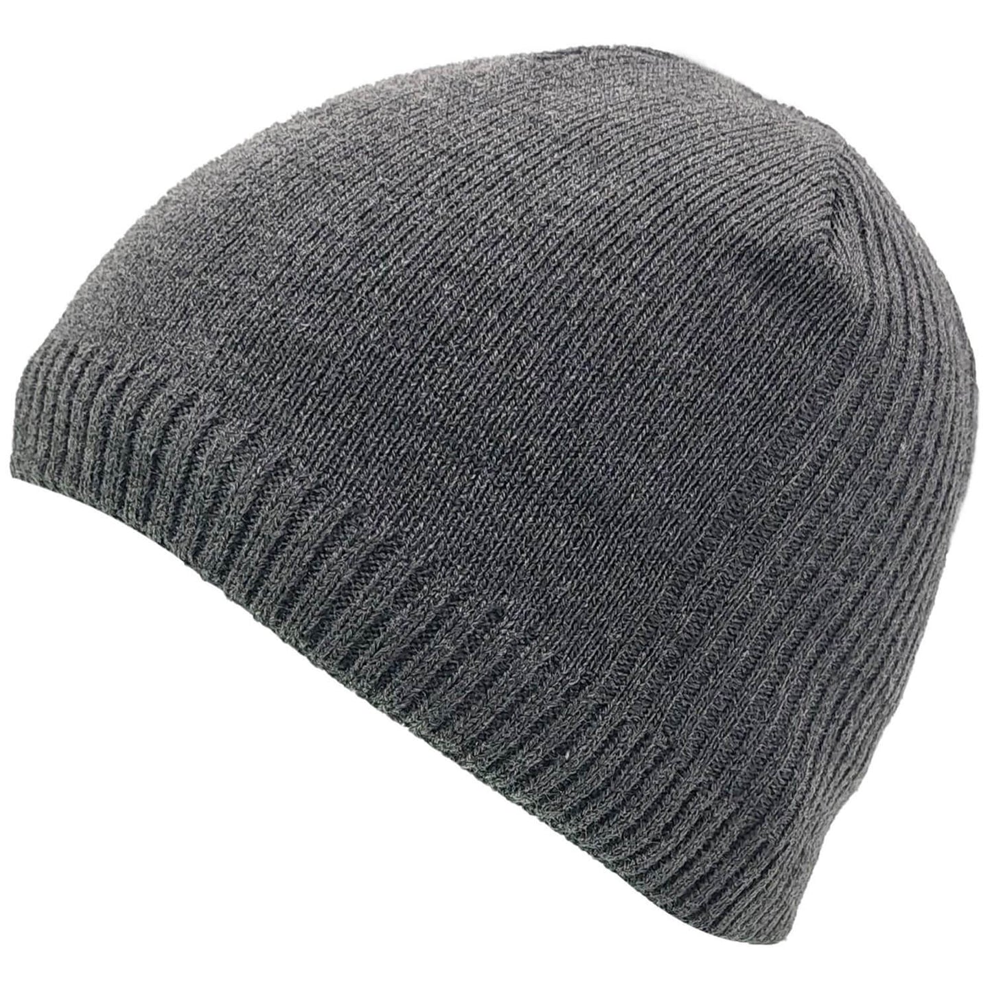 Beanie Hat, Light Grey, Skullie Cap