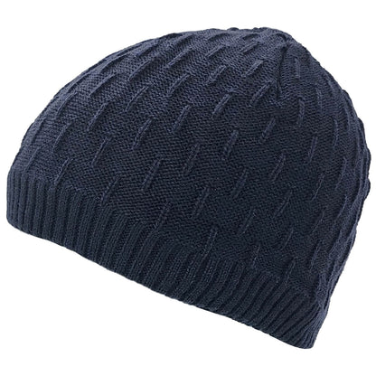 Beanie Hat, Navy Blue, Skullie, Fleece Lined