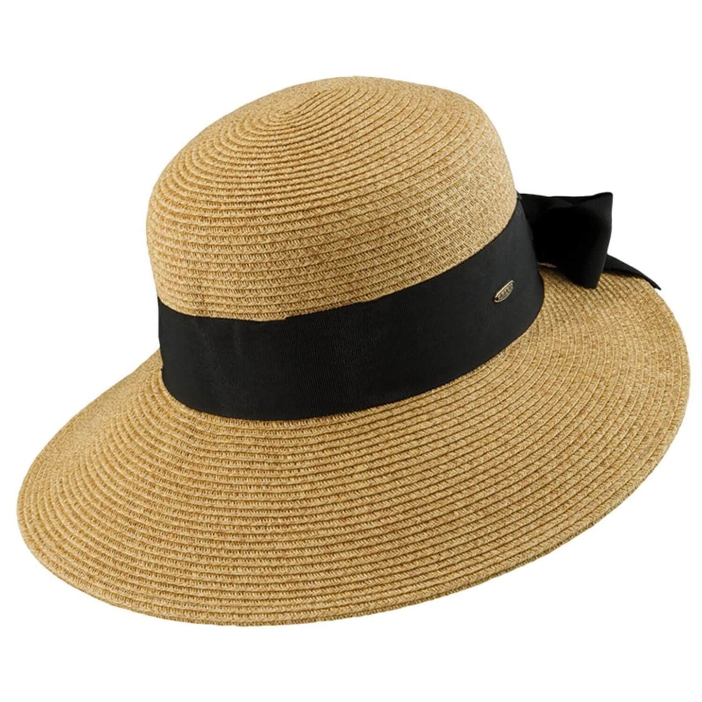 Womens Straw Sun Hat, Tea, Wide Brim