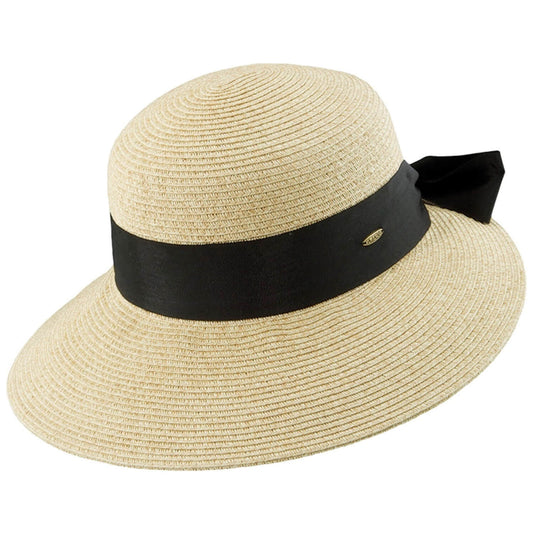 Womens Straw Sun Hat, Natural, Wide Brim