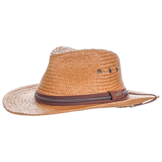 Straw Cowboy Hat, Tea Colour, Sun Hat