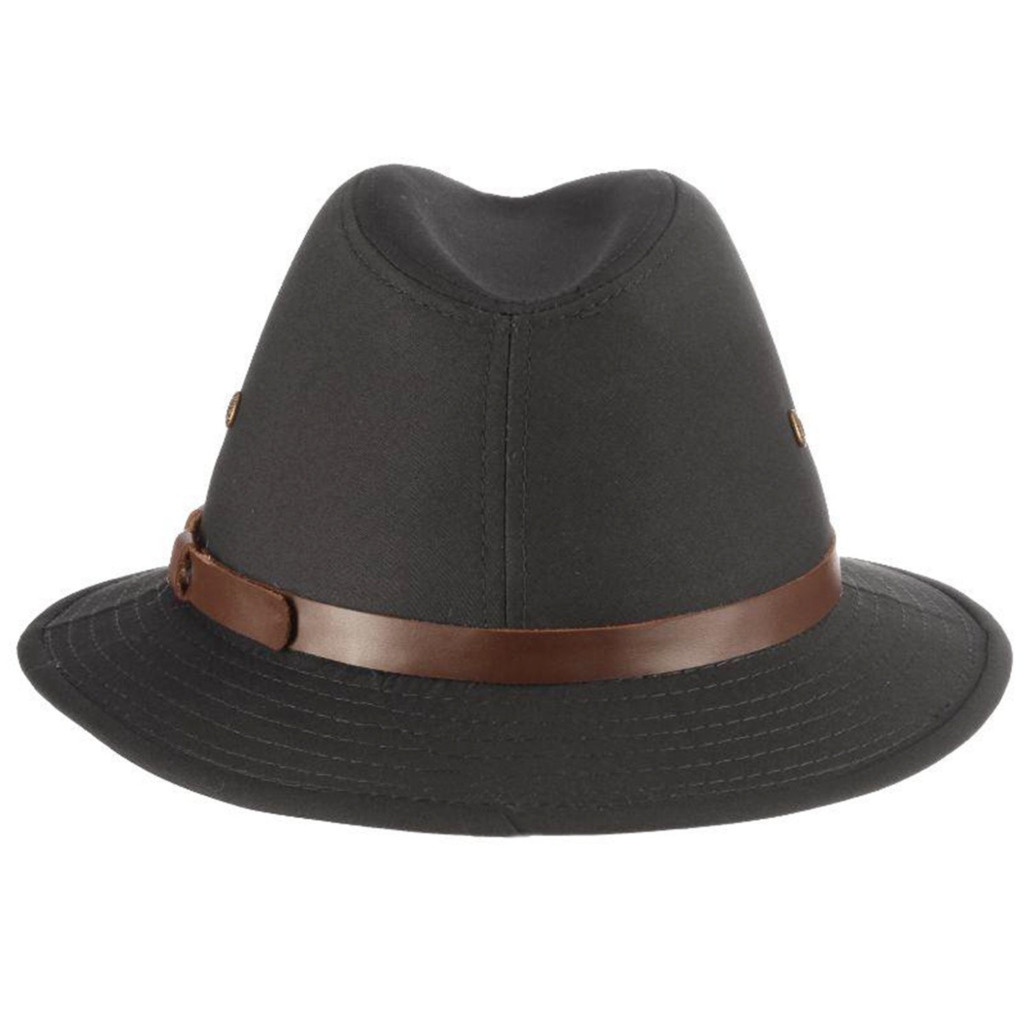 Safari Hat, Black, Stetson, Water Repellent, Rear View