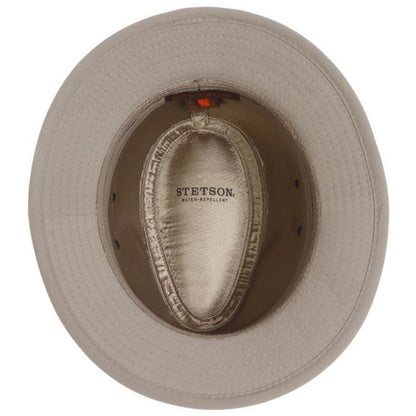 Safari Hat, Khaki, Stetson, Water Repellent, Interior View