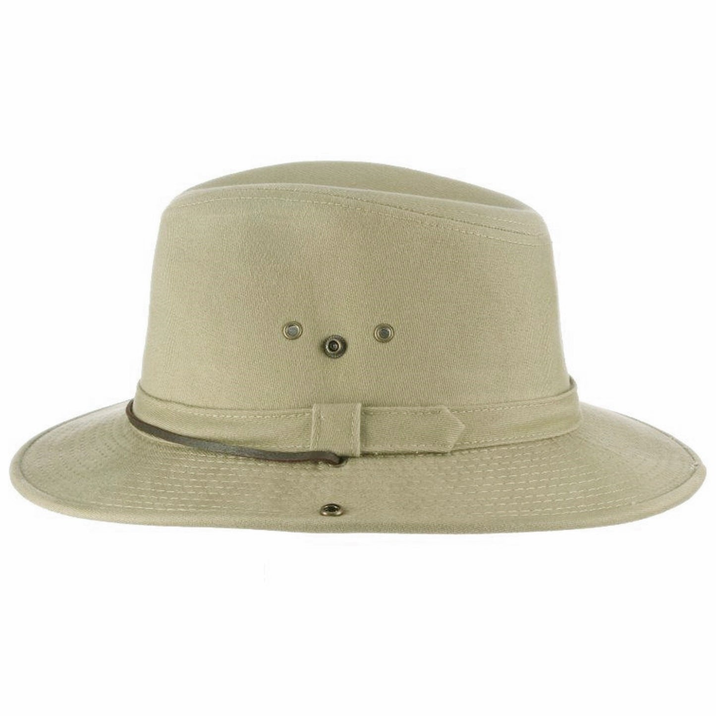 Aussie Hat, Khaki, Outback Bush Hats, Side View