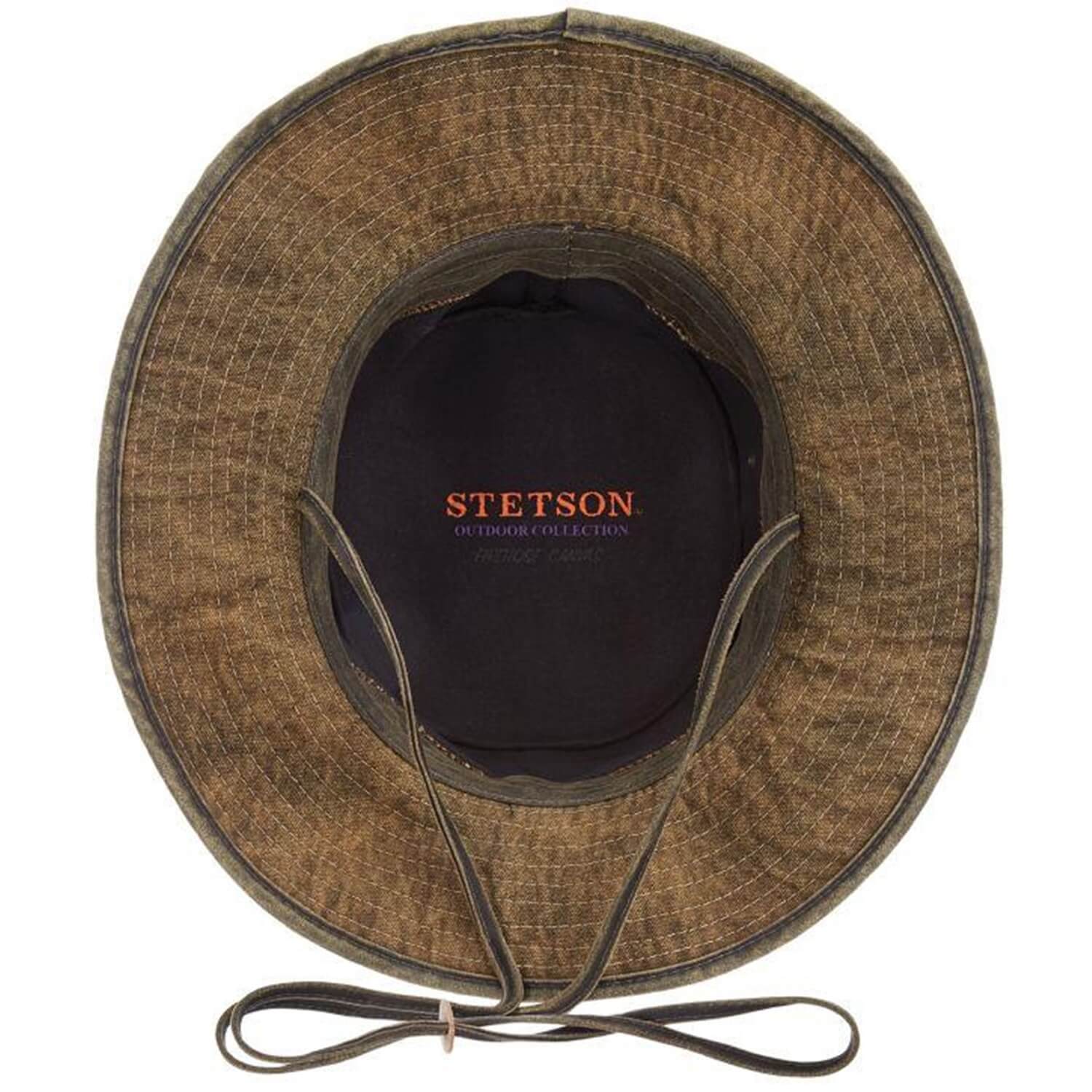 Boonie Hat, Brown, Stetson, Bucket Hat, Lining View