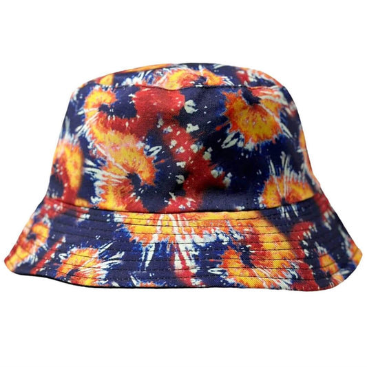 Bucket Hat, Orange Multicolour, Sun Hat