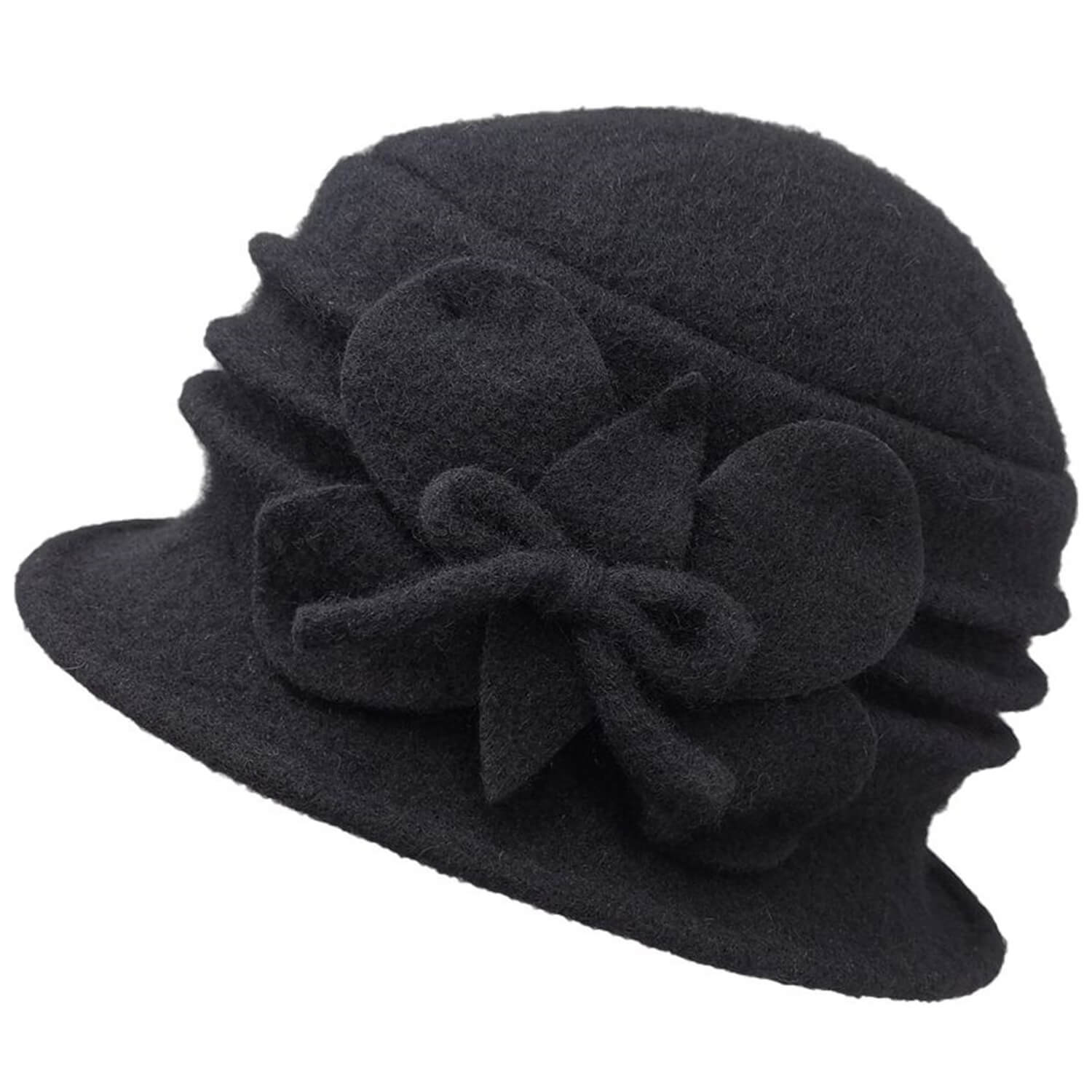 Black cloche hat uk online